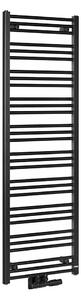 Bruckner - Koupelnový radiátor ALBRECHT 657W/230V 50x157 cm matná černá