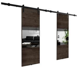 Posuvné dveře MIA DUO 132 tmavý jasan