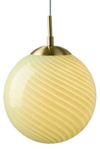 Závěsná svítidlo Halo Design, CANDY BALL, stmívatelné, Zelená, Obývací pokoj, Sklo, Design