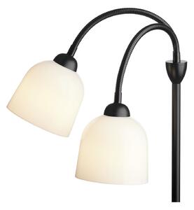 Stojací Lampa Halo Design, GLOW, Černá, Obývací pokoj, Kov, Design