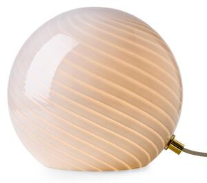 Stolní lampa Halo Design, CANDY, Šedá, Obývací pokoj, Sklo, Design