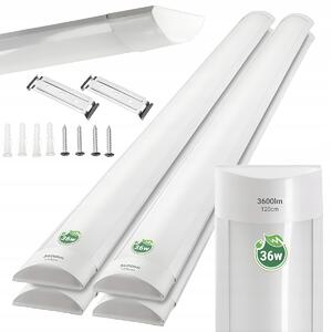 4x LED panelová lampa 120cm 40W BERGE