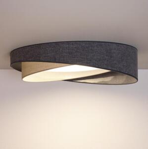 BRILAGI- LED Stropní svítidlo VELVET TWIST LED/24W/230V 4000K pr. 55 cm šedá/kr
