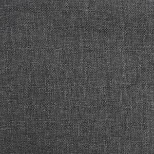 Otočná jídelní židle tmavě šedá textil