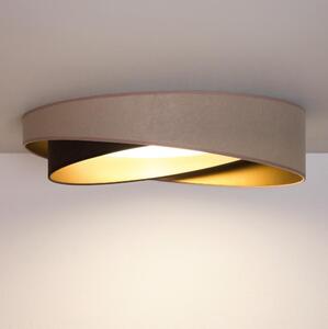 BRILAGI-LED Stropní svítidlo VELVET TWIST LED/24W/230V 4000K pr. 55 cm béž/hn/zl
