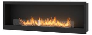 InFire - Vestavěný BIO krb 150x50 cm 4,2kW černá