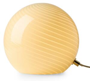 Stolní lampa Halo Design, CANDY, Béžová, Obývací pokoj, Sklo, Design