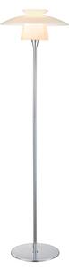 Stojací Lampa Halo Design, SCANDINAVIA, Chrom, Obývací pokoj, Sklo, Skandinávský