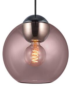 Závěsná svítidlo Halo Design, BUBBLES, stmívatelné, Pudrová, Obývací pokoj, Sklo, Design