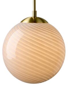 Závěsná svítidlo Halo Design, CANDY BALL, stmívatelné, Šedá, Obývací pokoj, Sklo, Design