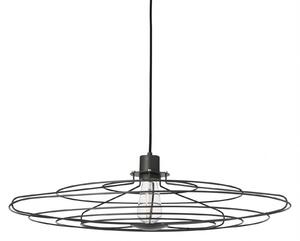 Závěsná svítidlo Halo Design, RADIO, stmívatelné, Šedá, Obývací pokoj, Kov, Design
