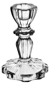 Mondex Skleněný svícen PATRICIA 7,5x11 cm čirý