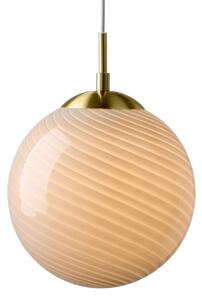 Závěsná svítidlo Halo Design, CANDY BALL, stmívatelné, Šedá, Obývací pokoj, Sklo, Design