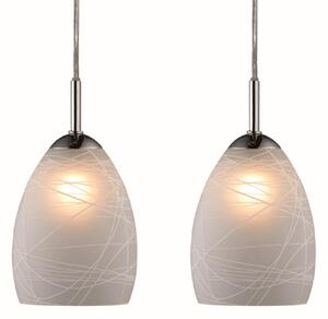 Závěsná svítidlo Halo Design, WINNER, stmívatelné, Obývací pokoj, Sklo, Design
