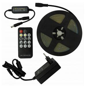 ECOLIGHT COB LED pásek 35W - 24V - 320 - 5M - 6000k - studená barva + dálkový ovladač
