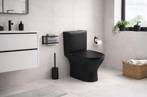 Černé kombi WC BLACK LINE s nádržkou a sedátkem