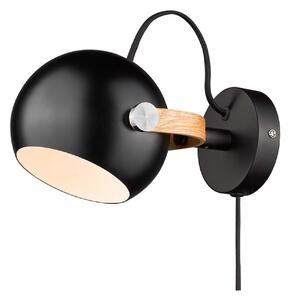 Nástěnná Svítidla Halo Design, D.C, Černá, Obývací pokoj, Hliník, Design