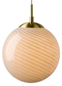 Závěsná svítidlo Halo Design, CANDY BALL, stmívatelné, Šedá, Obývací pokoj, Sklo, Design