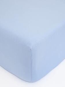 MK Lůžkoviny Jersey prostěradlo do postýlky Classic 70 x 140 cm – světle modrá