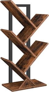 Knihovna Vasagle Mergo 71 cm hnědá