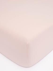 MK Lůžkoviny Jersey prostěradlo do postýlky Classic 60 x 120 cm – pudrová