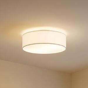 Stropní Lampa Lindby, Sebatin, stmívatelné, Béžová, Ložnice, Tkanina / Textil, Moderní