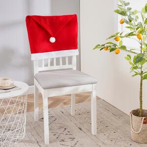Vánoční potah na židli Santa , 49 x 60 cm, sada 2 ks