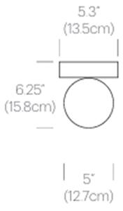 Pablo designová nástěnná svítidla Bola Sphere (Ø13 cm)