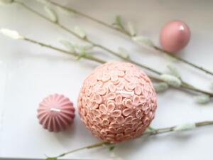 Elitte Candle Sójová svíčka - Flowerly Egg Barva svíčky: Bílá
