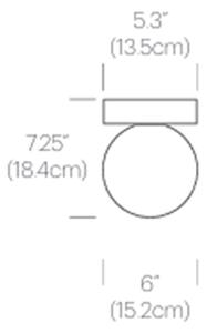 Pablo designová nástěnná svítidla Bola Sphere (Ø15 cm)