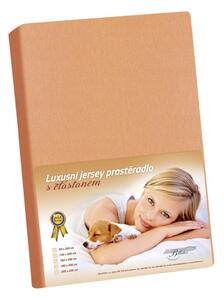 BELLATEX Jersey LUX Oranžová 200x220 cm
