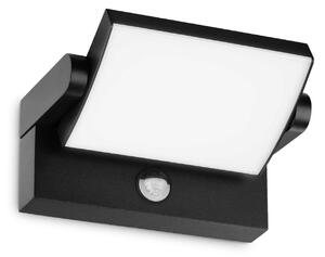 Ideal Lux Venkovní nástěnné LED svítidlo SWIPE se senzorem Barva: Černá