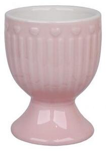 Stojánek na vajíčko porcelánový Love v růžové barvě (ISABELLE ROSE)