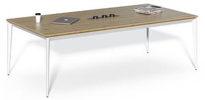 Jednací stůl Houseland Profit Meet 01 se 3 zásuvkami 240 cm dub přírodní