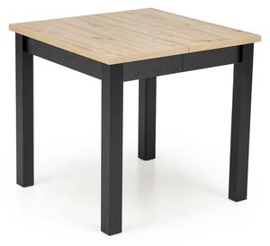 HALMAR Rozkládací jídelní stůl Qubik 80/200 cm dub artisan/černý