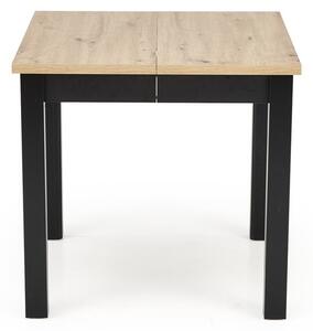 HALMAR Rozkládací jídelní stůl Qubik 80/200 cm dub artisan/černý