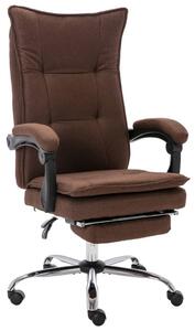 Kancelářská židle hnědá textil
