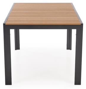 HALMAR Zahradní stůl Fierro 150 cm hnědý/černý