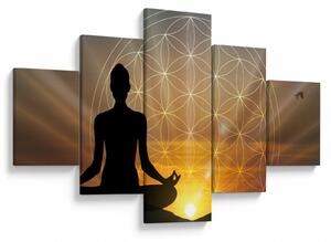 Obraz meditace (125x70 cm)
