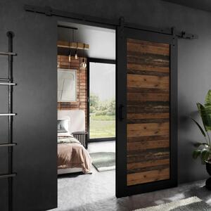 Posuvné dveře LOFT ADIO 1 černý + old style 100