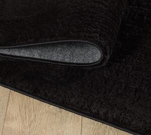Ayyildiz Kusový koberec CATWALK 2600, Černá Rozměr koberce: 80 x 150 cm