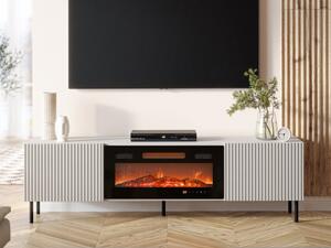 TV skříňka/stolek s krbem Lasiewa 181 2D, Barva: kašmír 5903211381348