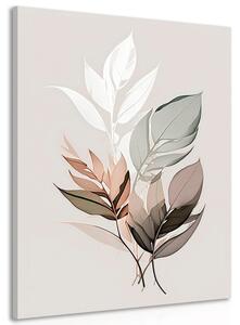Obraz minimalistické listy - 40x60