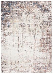 Makro Abra Kusový koberec MIA 5217A Abstraktní moderní krémový tmavě modrý Rozměr: 120x170 cm
