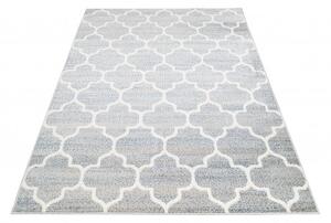 Makro Abra Kusový koberec MIA 4496B světle šedý krémový Rozměr: 120x170 cm