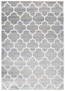 Makro Abra Kusový koberec MIA 4496B světle šedý krémový Rozměr: 80x150 cm