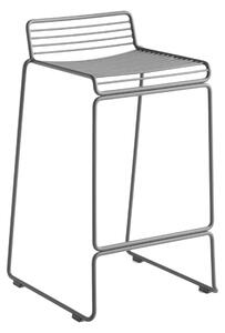 HAY Barová židle Hee Bar Stool Low, Asphalt Grey