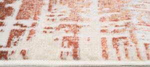 Makro Abra Kusový koberec MIA 5147A Moderní abstraktní krémový hnědý Rozměr: 80x150 cm