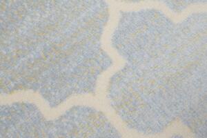 Makro Abra Kusový koberec MIA 4496B světle modrý krémový Rozměr: 140x200 cm
