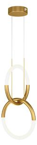 Maytoni Závěsné LED svítidlo NODE, 18W, Ø 34 cm, CRI90 Barva: Zlatá